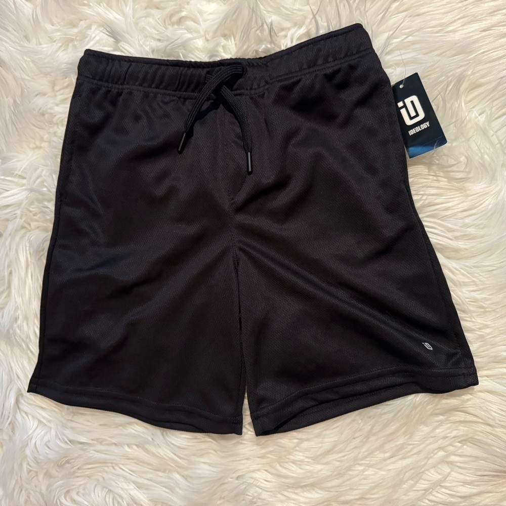 Ideology Boys‎ Black Mesh Athletic Shorts Size Small NWT Gym Workout